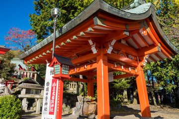 日本の神社の風景