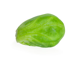 brussels sprouts isolated on white background