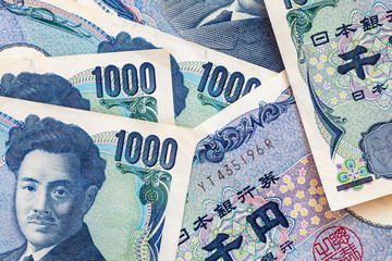 Close- up 1000 Yen Japanese Banknote