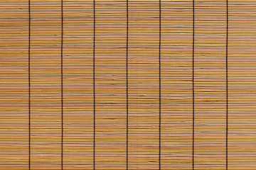 Brown bamboo blinds texture and seamless background