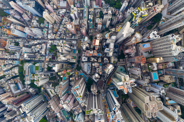  Top view of Hong Kong city