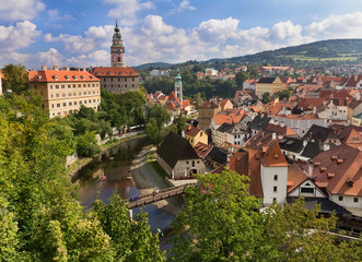 View of Cesky Krumlov.