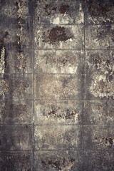 Old gray brick wall texture background