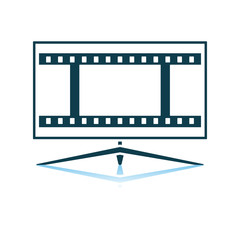 Cinema TV Screen Icon