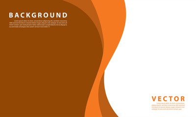 Orange background vector illustration lighting effect graphic for text and message board design infographic	