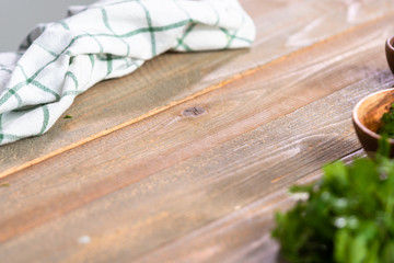 Wood table