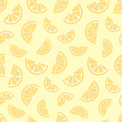 vector seamless citrus pattern