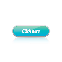 Glossy Click Here Button Vector