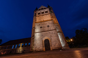 Klosterkirche Magdeburg Nachtaufnahme