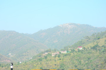 view of mountains