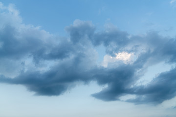 Peaceful clouds and sky