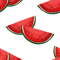 Watermelon seamless pattern.