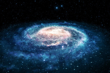 Cosmic universe star cloud and galaxy