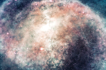 Cosmic universe star cloud and galaxy
