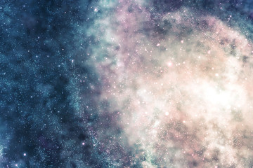 Cosmic universe star cloud and galaxy