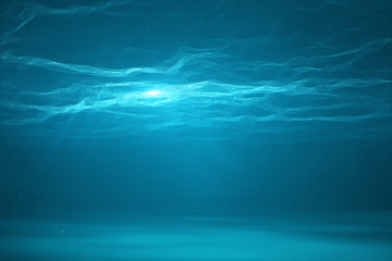 Underwater scene with light