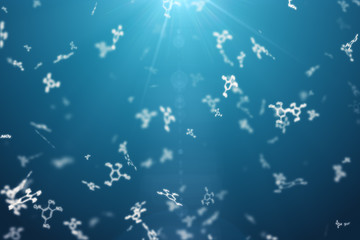 TNT's chemical molecules