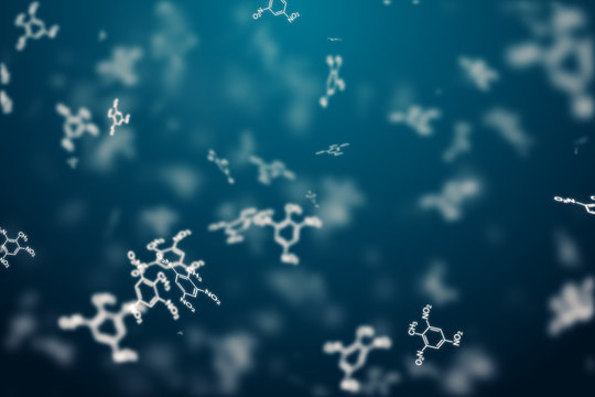 TNT's chemical molecules