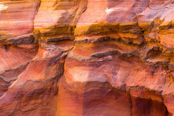 Coloured Canyon is a rock formation on South Sinai (Egypt) peninsula. Desert rocks of multicolored sandstone background.	