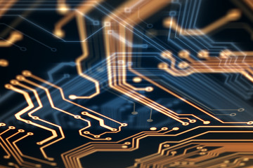 Orange circuit board