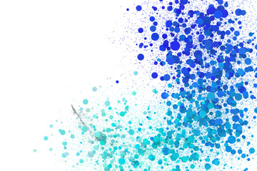 Colorful rainbow color points.