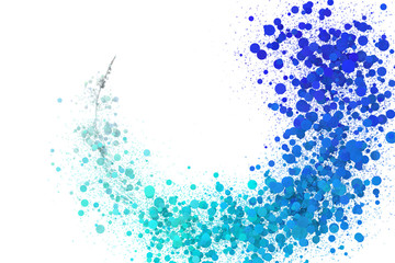 Colorful rainbow color points.