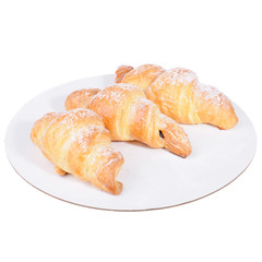 Baking carved on a white background