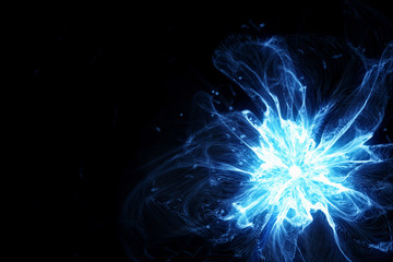 Energy storm with fire