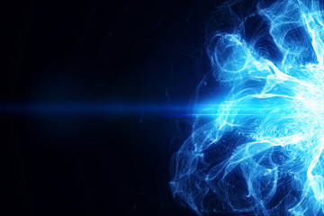 Energy storm with fire