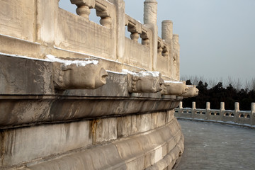 Beijing China, view of the round terrace at Temple of Heaven
