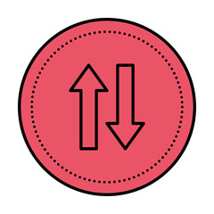 arrows direction up and down icon