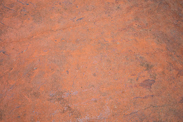 old cracked wall or orange cement floor texture and background