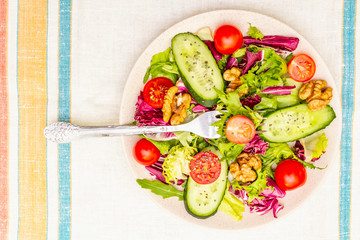 Fresh vegetables cooking background