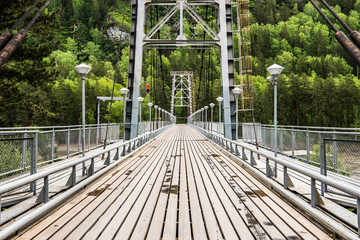 Bridge across the Katun River