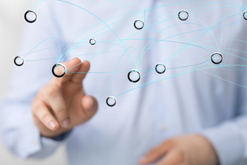 code data concept in hand