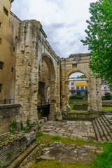 Naklejka premium Archaeological garden in the city Vienne