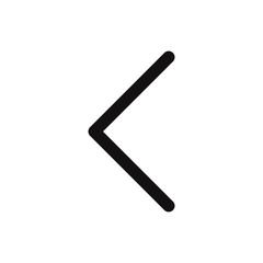 Arrow vector icon in modern style for web site and mobile app