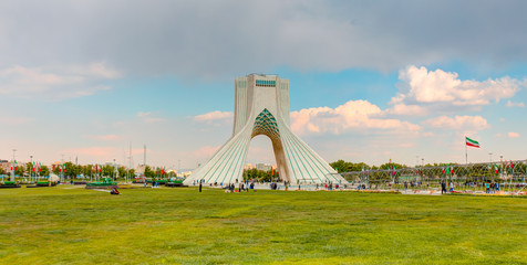 Obraz premium Azadi Tower located at Azadi Square
