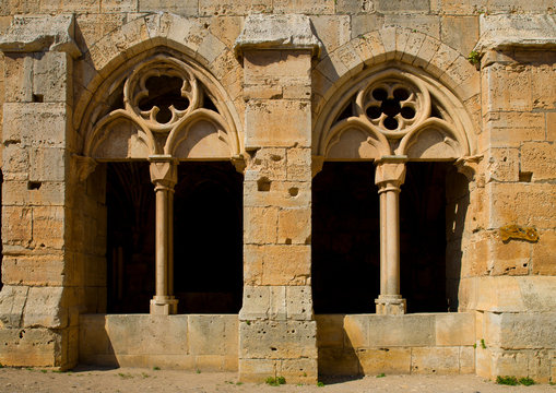 Hall of the knights, Krak des Chevaliers, Homs, Syria..