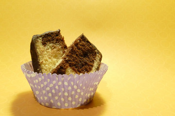 Marmorkuchen in Muffinform
