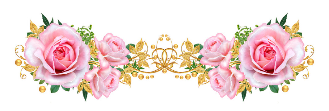 Pink Rose Corner Border Images – Browse 3,992 Stock Photos, Vectors, and  Video | Adobe Stock