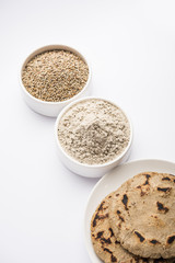 bajra / sorghum ki roti or pearl millet flat bread