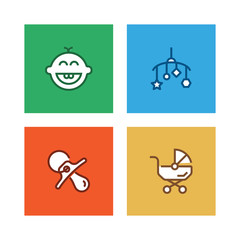 BABY LINE ICON SET