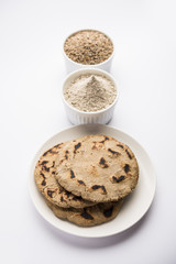 bajra / sorghum ki roti or pearl millet flat bread