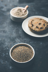 bajra / sorghum ki roti or pearl millet flat bread