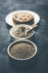 bajra / sorghum ki roti or pearl millet flat bread
