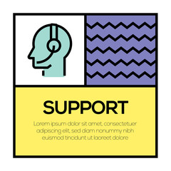 SUPPORT ICON CONCEPT