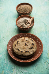 bajra / sorghum ki roti or pearl millet flat bread
