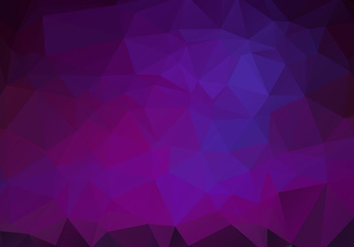 Abstract mosaic Dark Purple Polygonal Geometric Triangle Background, Low Poly Style. Business Design Templates modern Triangle Background.