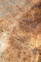 Rusty materials on stones 11